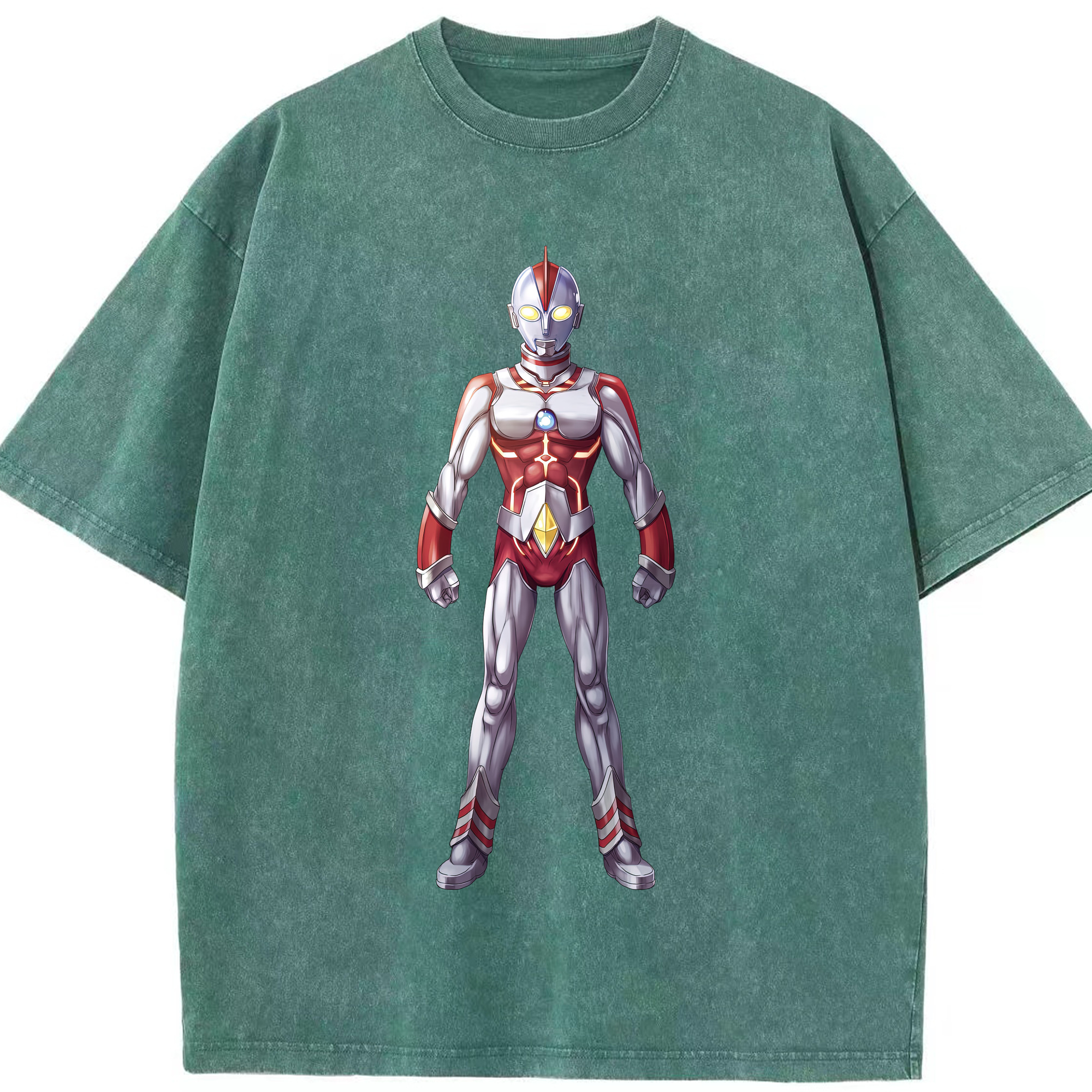 （画像用） ウルトラマン Ultraman 綿100% ヴィンテージ風 半袖Tシャツ（フロントプリント）
